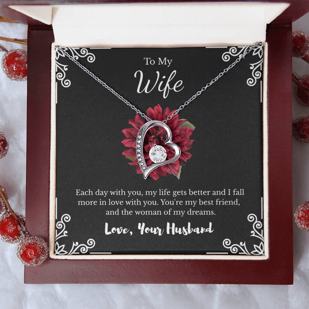Forever Love Necklace for Wife – Love You Always Gift with Card