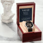 Luxury Automatic Skeleton Watch – To My Loving Dad Gift Set