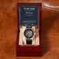 Luxury Automatic Skeleton Watch – To My Loving Dad Gift Set