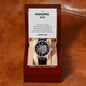 Luxury Automatic Skeleton Watch – To My Amazing Dad Gift Set
