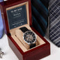 Luxury Automatic Skeleton Watch – To My Loving Dad Gift Set