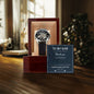 Luxury Automatic Skeleton Watch – To My Loving Dad Gift Set