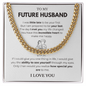 Cuban Link Chain for Future Husband – Personalized Gift Message Card