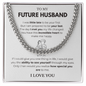 Cuban Link Chain for Future Husband – Personalized Gift Message Card