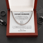 Cuban Link Chain for Future Husband – Personalized Gift Message Card