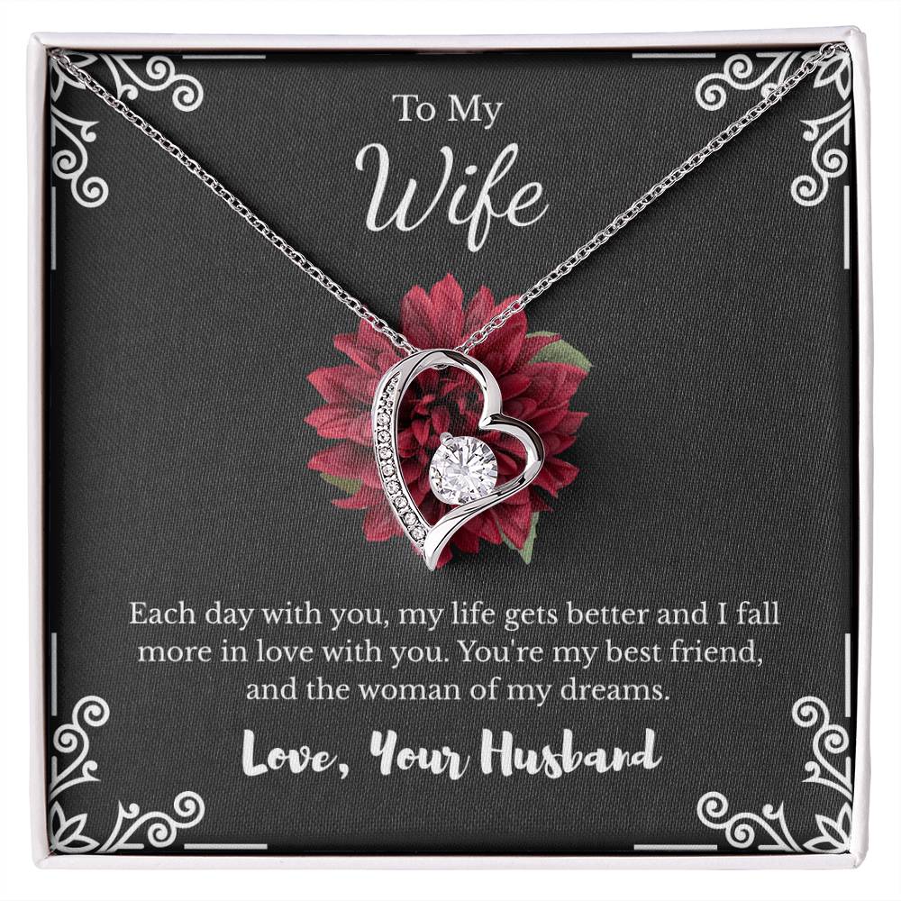 Forever Love Necklace for Wife – Love You Always Gift with Card