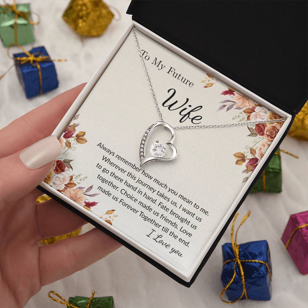 Forever Love Necklace for Wife – Emotional Gift with Message Card