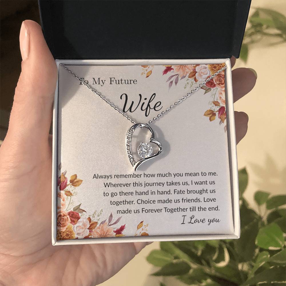 Forever Love Necklace for Wife – Emotional Gift with Message Card