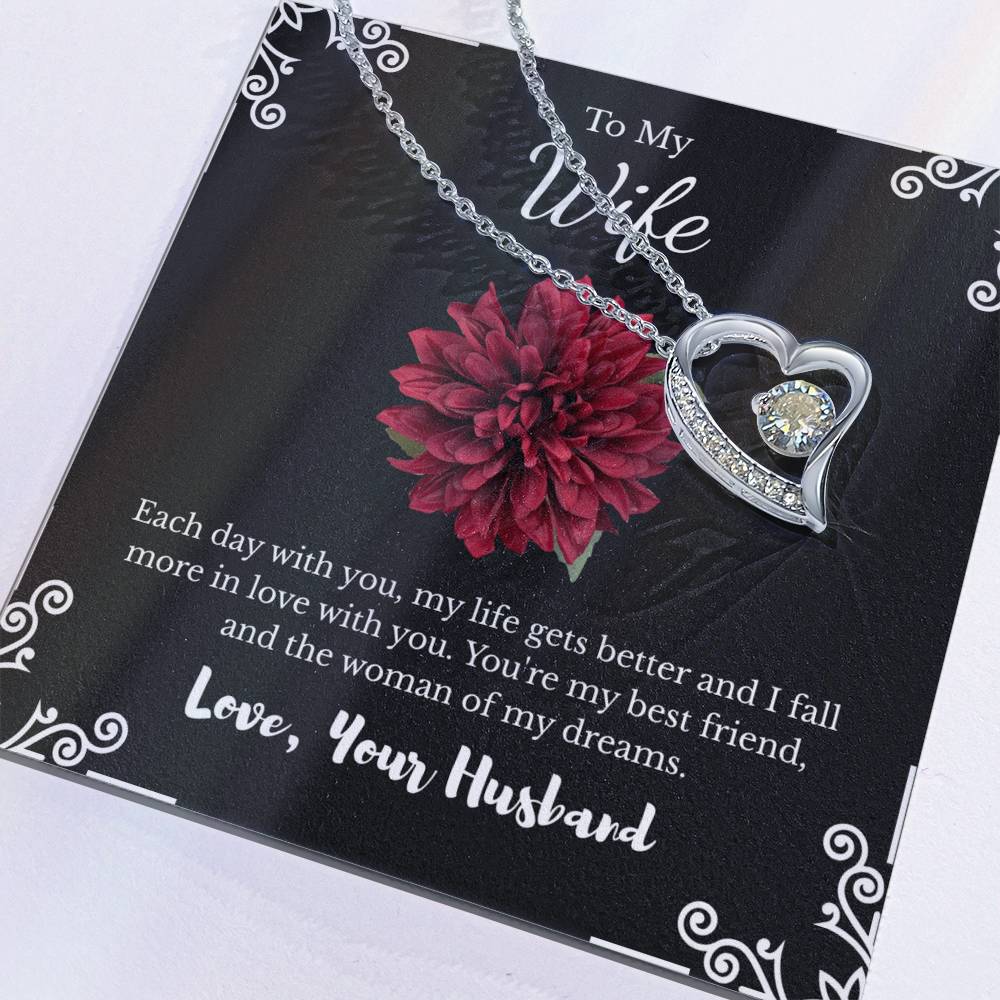 Forever Love Necklace for Wife – Love You Always Gift with Card