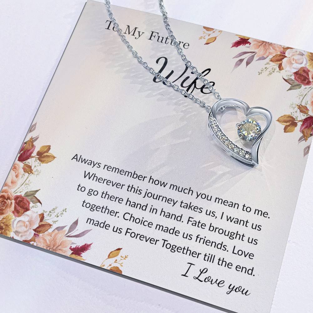 Forever Love Necklace for Wife – Emotional Gift with Message Card