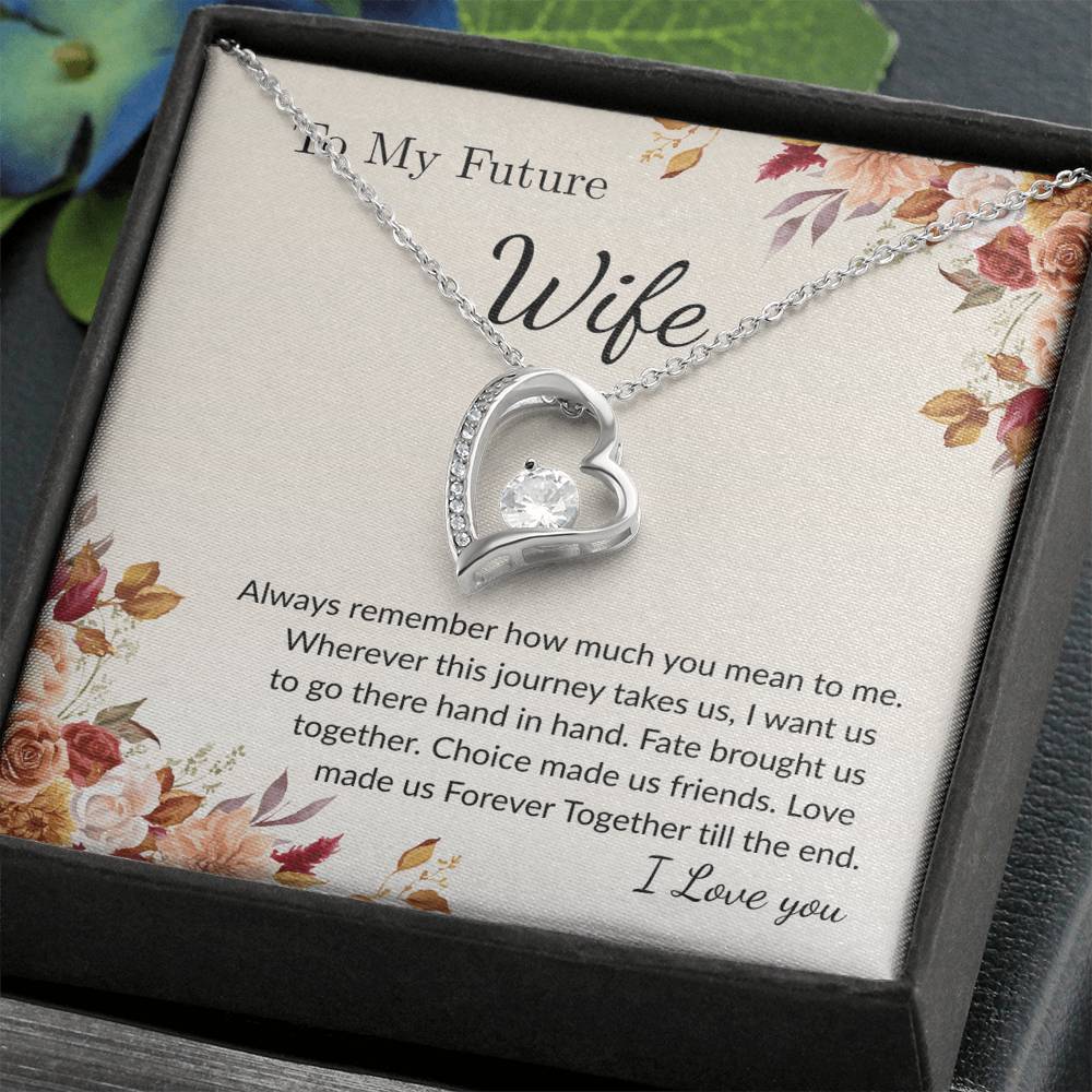 Forever Love Necklace for Wife – Emotional Gift with Message Card