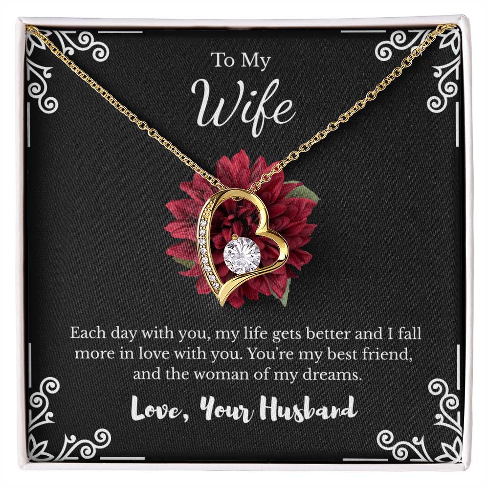 Forever Love Necklace for Wife – Love You Always Gift with Card