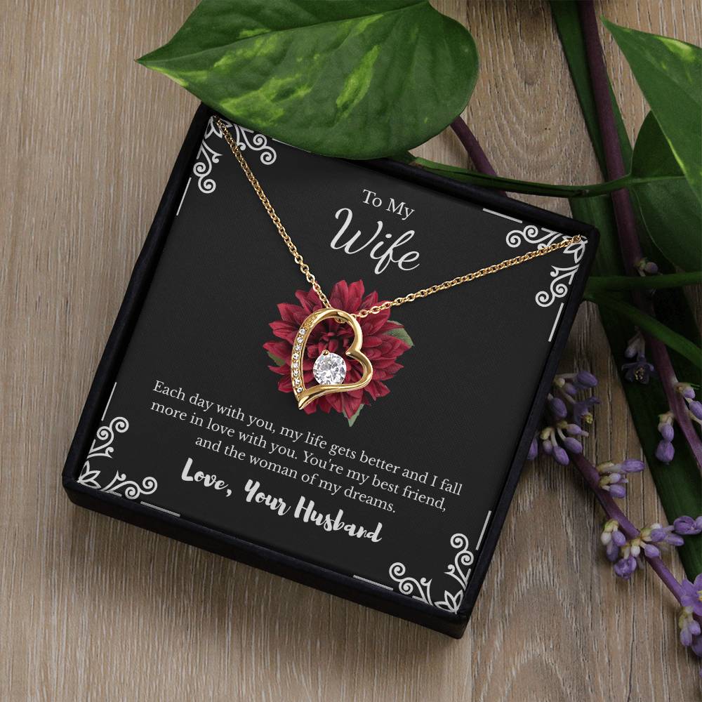 Forever Love Necklace for Wife – Love You Always Gift with Card