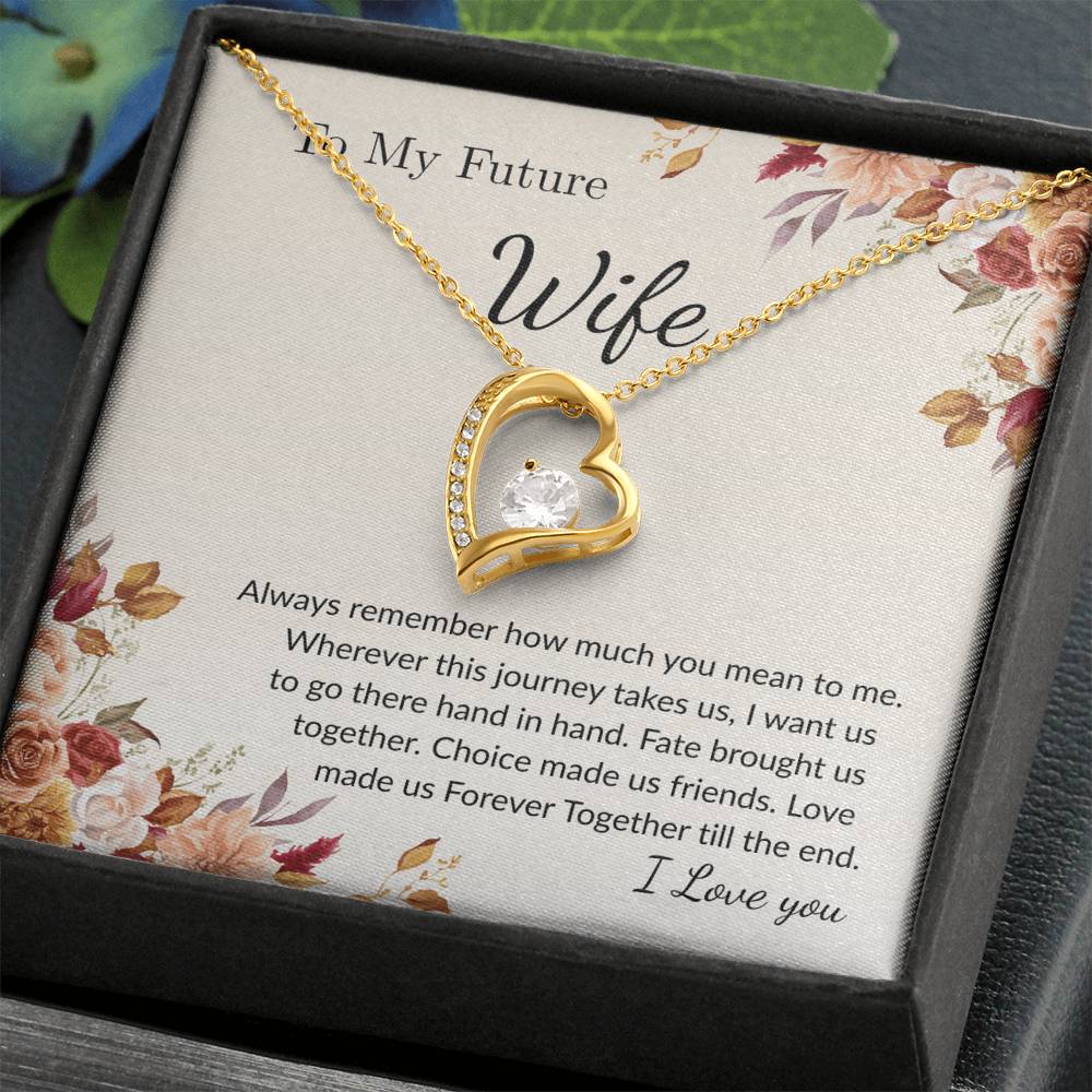 Forever Love Necklace for Wife – Emotional Gift with Message Card