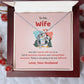 Forever Love Necklace for Wife – Forever & Always Love Note Included