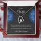 Forever Love Necklace for Wife – To the Love of My Life Custom Note