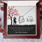 Forever Love Necklace for Wife – Soulmate Gift with Custom Card