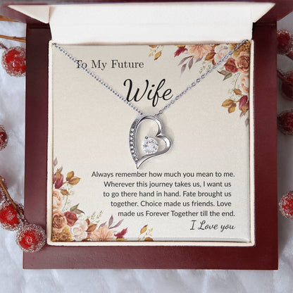 Forever Love Necklace for Wife – Emotional Gift with Message Card