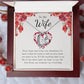Forever Love Necklace for Wife – Just Because I Love You Message Card