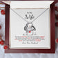 Forever Love Necklace for Wife – Surprise Gift with Custom Note Card