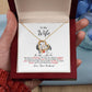 Forever Love Necklace for Wife – Surprise Gift with Custom Note Card