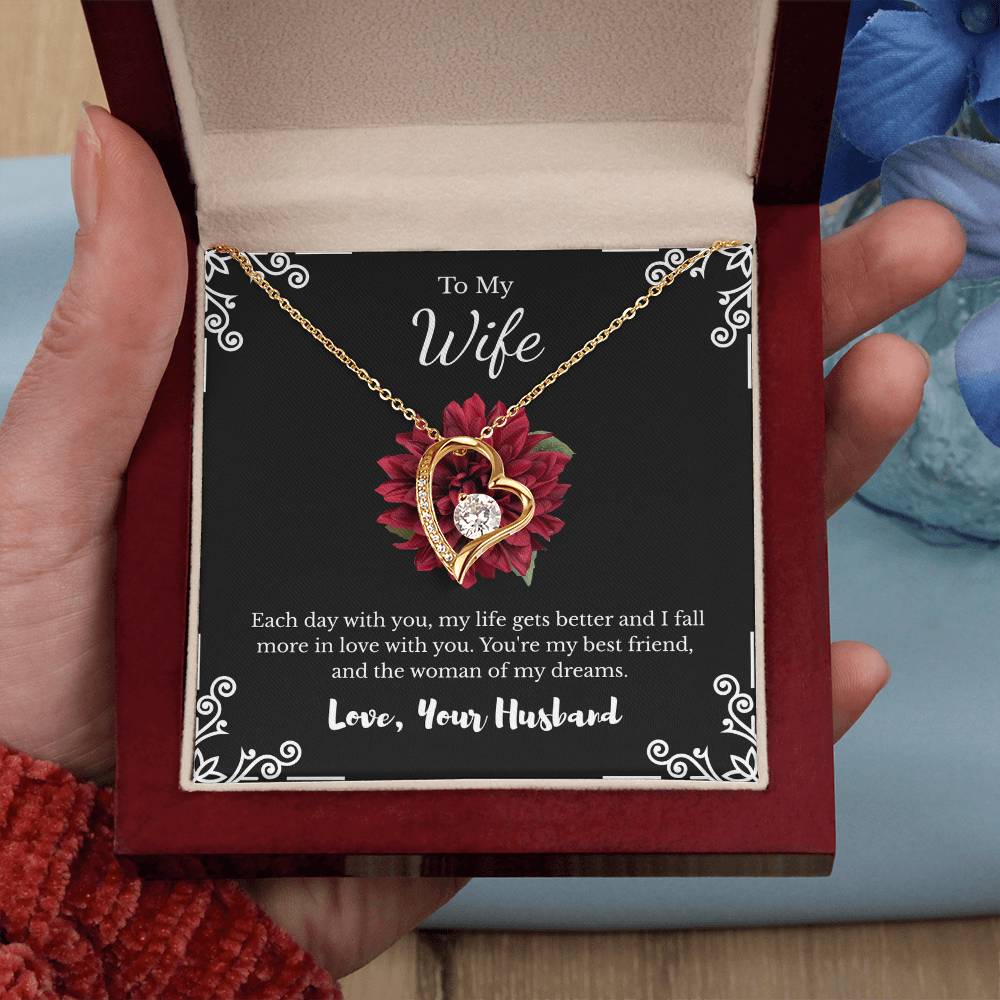 Forever Love Necklace for Wife – Love You Always Gift with Card