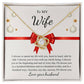 Love Knot Necklace for Wife – Just Because I Love You Gift Card