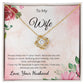 Love Knot Necklace for Wife – Personalized Gift Message Card