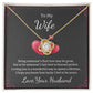 Love Knot Necklace for Wife – Thinking of You Sentimental Card