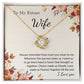 Love Knot Necklace for Wife – Surprise Gift with Personalized Note