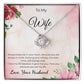 Love Knot Necklace for Wife – Personalized Gift Message Card