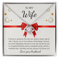 Love Knot Necklace for Wife – Just Because I Love You Gift Card