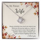 Love Knot Necklace for Wife – Surprise Gift with Personalized Note