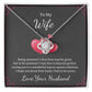 Love Knot Necklace for Wife – Thinking of You Sentimental Card