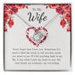 Love Knot Necklace for Wife – Forever and Always Custom Message