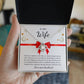 Love Knot Necklace for Wife – Just Because I Love You Gift Card