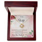 Love Knot Necklace for Wife – Personalized Gift Message Card