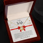 Love Knot Necklace for Wife – Just Because I Love You Gift Card