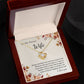 Love Knot Necklace for Wife – Surprise Gift with Personalized Note
