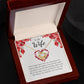 Love Knot Necklace for Wife – Forever and Always Custom Message