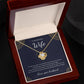 Love Knot Necklace for Wife – Birthday Gift with Custom Message