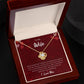 Love Knot Necklace for Wife – Heartfelt Valentine’s Day Message Card