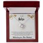 Love Knot Necklace for Wife - Personalized Gift Message Gard