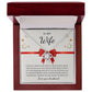 Love Knot Necklace for Wife – Just Because I Love You Gift Card
