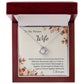 Love Knot Necklace for Wife – Surprise Gift with Personalized Note