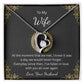 Forever Love Necklace for Wife – With All My Heart Message Card