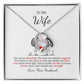 Forever Love Necklace for Wife – Surprise Gift with Custom Note Card