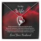 Forever Love Necklace for Wife – You Are My Everything Gift Card