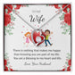 Forever Love Necklace for Wife – Eternal Bond Gift Card Included