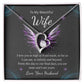 Forever Love Necklace for Wife – Deep Love Message Card Gift